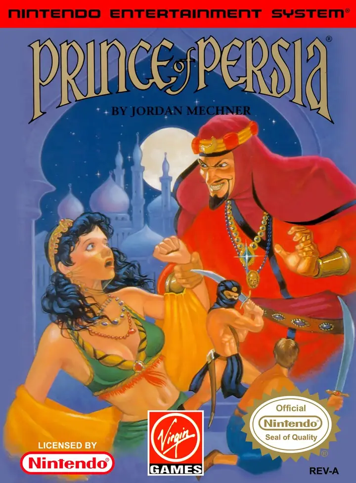 1989's Prince of Persia cover art