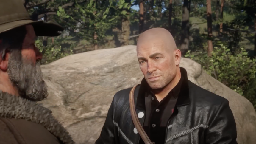 Red Dead Redemption 2 player shaves Arthur’s head, has him drink 100 hair tonics just before a cutscene, then watches his beard and hair explode in barely a second