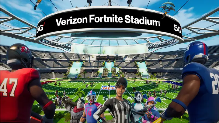Verizon's Fortnite stadium