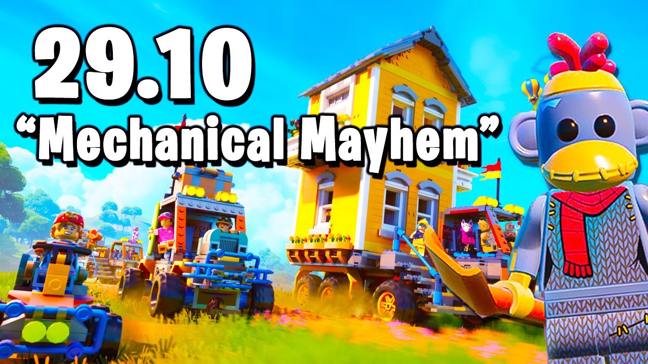 New Fortnite Adds "Vehicle Building" In New "Mechanical Mayhem Update"!