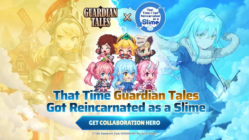 Guardian Tales Teams Up with 'That Time I Got Reincarnated as a Slime' for Epic Crossover Event