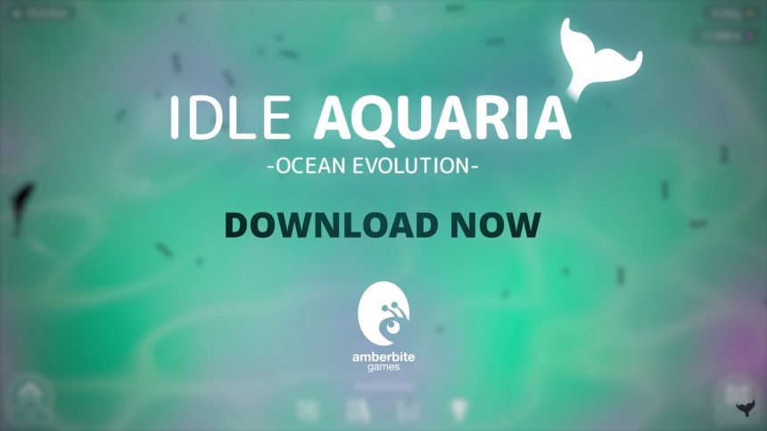 "Idle Aquaria: Ocean Evolution" Let You Grow from Blob to 50 Underwater Species, Mobile Launch on April 4th!