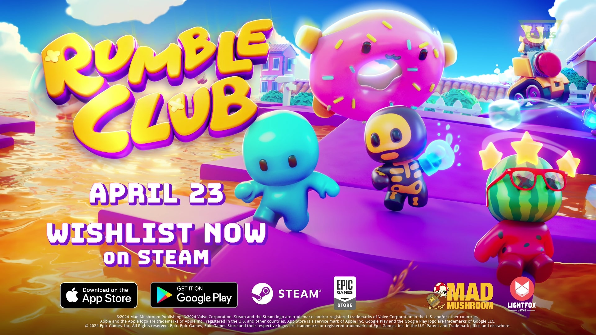 "Rumble Club" Brawler Coming to iOS and Android with Mad Mushroom and Lightfox Games