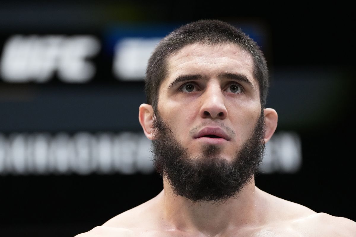 "I feel honored," Islam Makhachev shares his three-word reaction to being among the first to wear the new gold championship UFC gloves