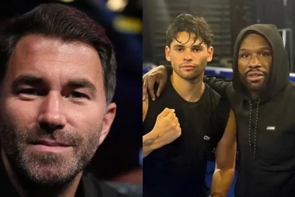 Eddie Hearn predicts Ryan Garcia will quit in his corner against Devin Haney, saying he'll be 'No más!' on the stool