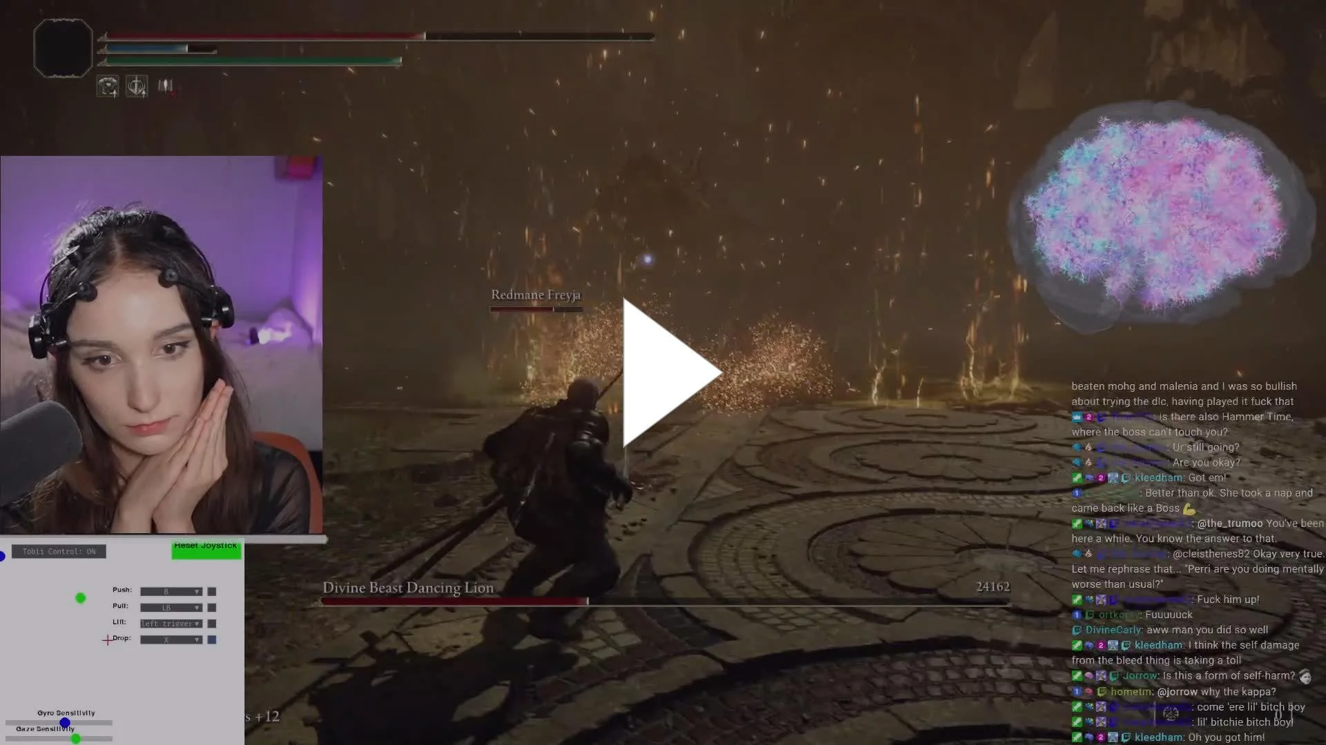 Elden Ring's "Shadow of the Erdtree" DLC Faces Backlash for Difficulty, But Streamer Perrikaryal Conquers It Using Brainwave Technolog