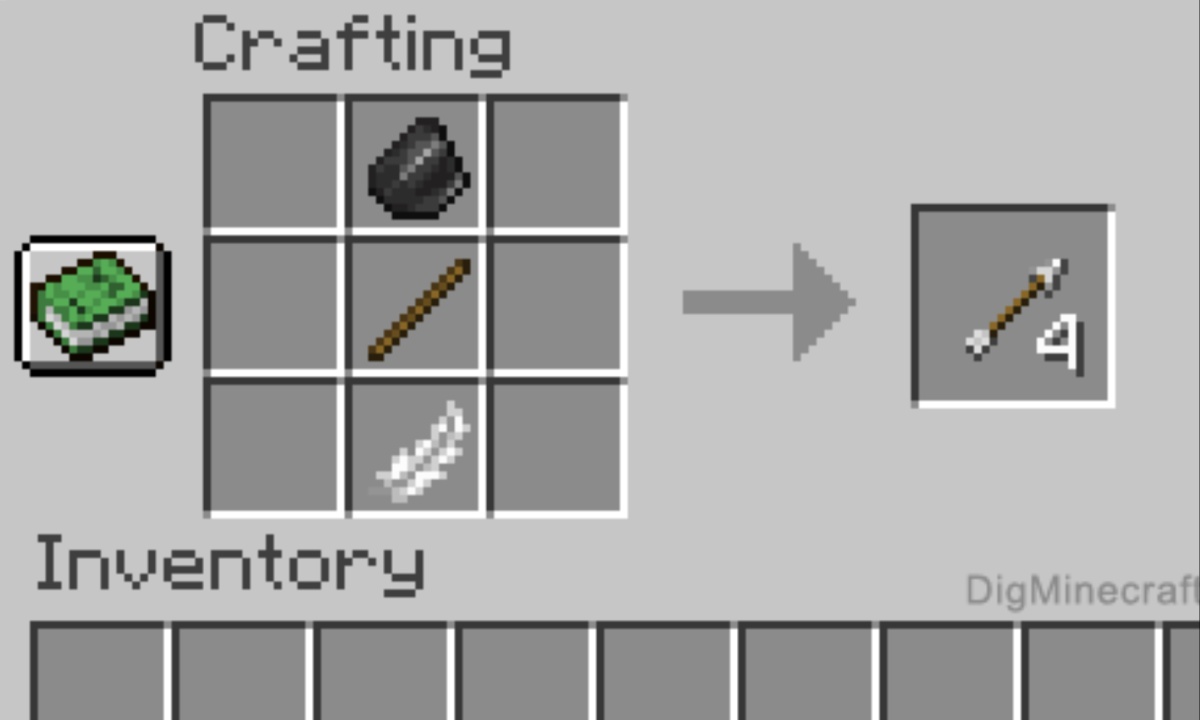 How to Craft Arrows in Minecraft Gather Charcoal, Sticks, and Feathers for effective long-range combat