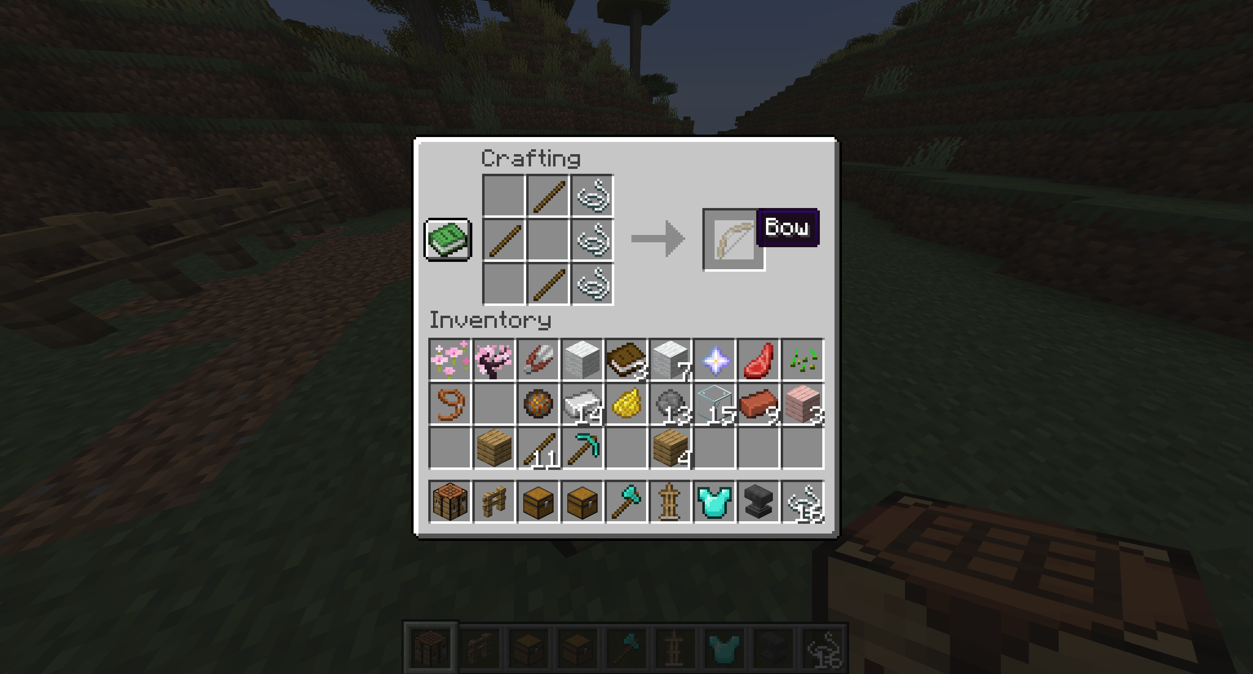 How to Craft a Bow in Minecraft: Use Sticks and Strings for a powerful weapon